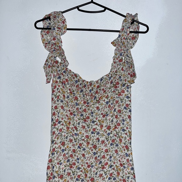 Reformation Paris Floral Ronan Mini Dress Size 6 - Picture 5 of 12